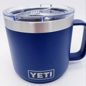 YETI (Uline) Rambler 14oz Stainless Steel Insulated Mug Navy